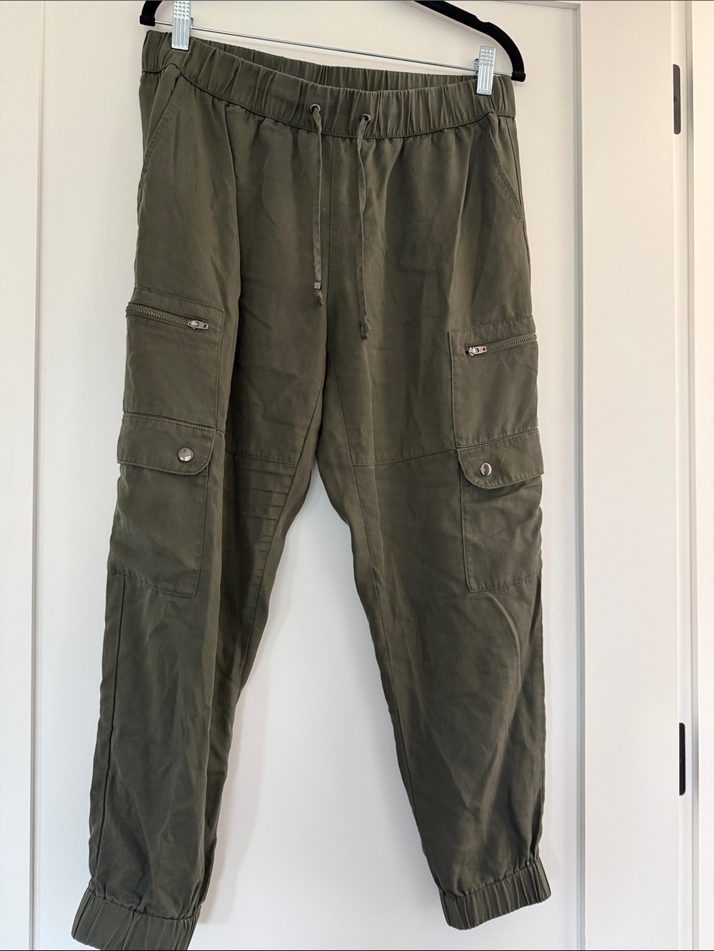 Banana Republic Olive Cargo Jogger Pants